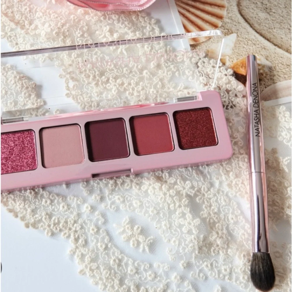 Natasha Denona Valentines Day Kit Crush Eyeshadow Palette & Brush Set BNIB